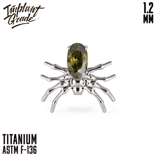 Накрутка-кластер Spider Crystal Olive 1.2 мм